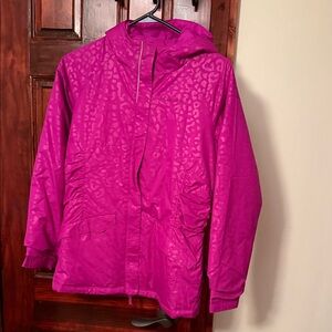 Columbia Fuchsia Animal Print Jacket